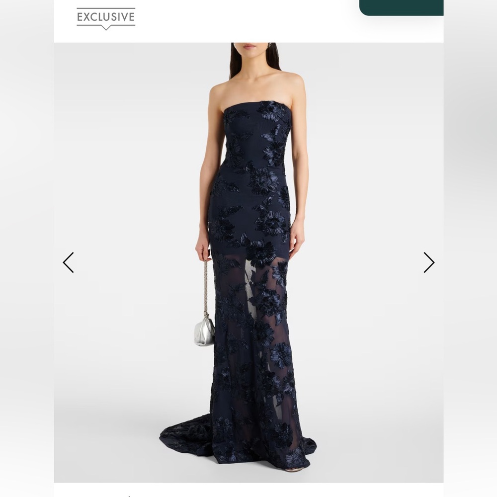 ROTATE Mytheresa exclusive 3D mesh maxi dress